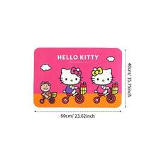 Miniso Sanrio Hello Kitty Bathroom Floor Mat, Non-Slip Water Absorbent Mat,Bedroom Bathroom Multi-Scene Use, Special Unique Gift, Polyester Material(1 PC) - Multicolor - View 7