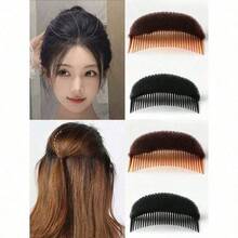 Fluffy Sponge Hair Pad, Root Lifting Tool, Girl's Hair Accessory, Invisible Hair Pad, Double-Sided Invisible Sponge Occipital Hair Comb, Sponge BB Hair Clip Headpiece - Women's Invisible Clip-On Foam Pad, DIY Dry Hairstyling, Natural Fluffy Hair Accessory, Hairstyling Set, Hair Styling Tool Set ,Hair Styling Kit ,Hair Tool Kit For Barber Salon Beauty Travel Essential,Hair Products,Hair Cares,Hair Accessories - 彩色 - 查看 2