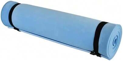 Camping Mat Sleeping Pad Roll, Thickened Elastic Foam Yoga Mat, Durable EVA Materia, 180x50x0.6cm, Moisture-Proof, Ideal For Outdoor Adventures & Home Use, Blue