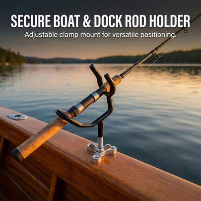 1PC 20 Degree Tilt Fishing Rods Holder With Coating For Yacht-Sea Fishing Accessories