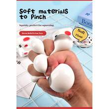 创意流体骰子挤压玩具，可塑性减压慢回弹模拟甜点发泄玩具，特别柔软可爱，毛茸茸的 - 彩色 - 查看 7