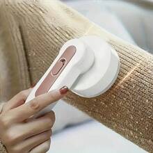 Set de cortador de pelusas recargable por USB, cortador de pelusas recargable por USB para jerséis, cortador portátil de pelusas para ropa, muebles, camas y sofás - Blanco - Ver 11