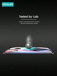 Koolife 2pcs Tempered Glass Screen Protector, Full Coverage, Anti-Fingerprint Anti-Scratch Anti-Water Anti-Shock Protective Film, Compatible With Ipad 7.9/8.4/9.7/10.2/10.5/10.9/11/12.9 Inch / Pro 11 (10th Gen) - Clear - View 6