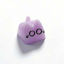 1pc Cute And Quirky Cat-Shaped Keycaps; The Keycaps Have A Cross-Shaped Actuator And Are Made Of Resin. This Keyboard Comes With Only One Keycap As A Gift. - View 10
