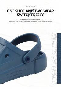CAMEL CROWN Men's Outdoor Casual Sandals, Summer Open-Toe, Non-Slip, Toe-Protecting, Breathable Slippers-Casual, Comfortable, Everyday Sandals - Blue - View 6