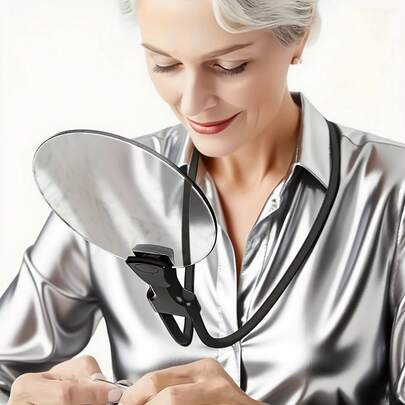 Three In One Convenient Handheld Neck Hanging Table Multi Angle Observation Magnifying Glass, 5-10 Times Larger Lens, Detachable Neck Hanging Bracket | Anti Dizziness Eye Care Lens, Reduces Eye Fatigue, Suitable For Precision Workers And Elderly People With Poor Vision. It Is The Best Gift For Mothers And Elderly People On Mother's Day, And Also The Best Gift For Elderly Parties