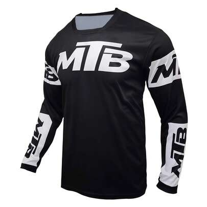 2026 New Mountain Bike Sportswear Racing Suit, Quick-Dry Long Sleeve Outdoor Sports Shirt, Quick-Dry T-Shirt, Quick-Dry Cycling Jersey For Mountain Bike, BMX, Downhill Motorcycle, DH Motocross, Men's Fitness Long Sleeve, Suitable For Mountain Biking, Motocross, Downhill, BMX, Fitness And Leisure Sports