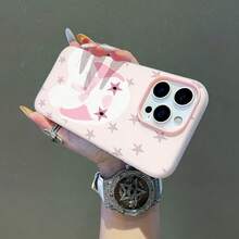 Fondo de estrella de conejito rosa blanco lindo.funda de teléfono Fundas compatibles con ,Apple,VIVO,OPPO,,, y Honor.Fabricadas en silicona TPU,ofrecen protección contra golpes y caídas. - Rosa - Ver 2