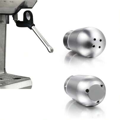 Đầu vòi phun hơi nước 3 lỗ/4 lỗ cho máy pha cà phê dòng 8, bằng thép không gỉ, dùng để thay thế đầu vòi phun hơi nước và vòi tạo bọt sữa.