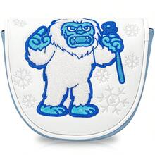 1pc DF3 Putter Headcover With Snow Ape Pattern - Magnetic Closure PU Shell With Plush Lining And Cute Cartoon Design, Suitable For DF3 Putter Model - Multicolor - View 9