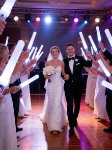 20pcs Set Star/Heart/Round Stick LED White Fiber Optic Lightstick - Party Supplies For Singles, Wedding Glow Party Favors, Suitable For Christmas, Birthday, Wedding, Concert, Bar, Halloween, New Year Party Gifts - 20pcs set Star - 查看 9