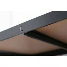 Garage Storage Racks - Matt Black + 1780H X 900W X 400D mm + 1 - View 7