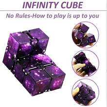 Infinity Cube Toy, Galaxy Space Toy, Stress Relief Building Blocks, Finger Spinner, Toys - Multicolor - View 1