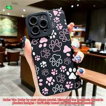 Perfect Gift For Animal Lovers. A Unique And Stylish Gift., Stylish Accessory, Daily Essentials,  Design, Animal Theme, Uv Printed, Shockproof Case,  Cover, Pawthemed Case,  Users, Fashion Enthusiasts - White - View 1