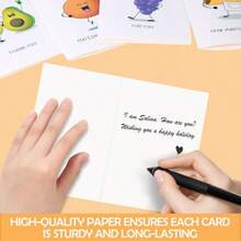 Premium Funny Thank You Cards Set Of 20 4x6 INCH Unique Teacher Appreciation Cards With Envelopes Cute Notes For Student Blank Notecards With Envelopes Matching Stickers Graduation Gift - As Pic - View 4