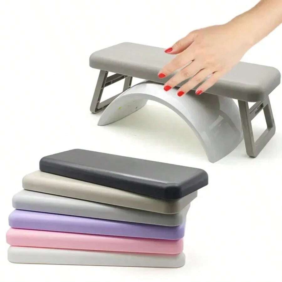 1 Bộ đệm kê tay gấp gọn dùng cho làm móng, miếng mút đỡ, dụng cụ đánh bóng móng, dụng cụ thực hành tại salon. - Nhiều màu - Xem 1