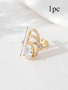 1件夏季海滩、婚礼、毕业典礼、音乐节美甲戒指 - 彩色 - 查看 4