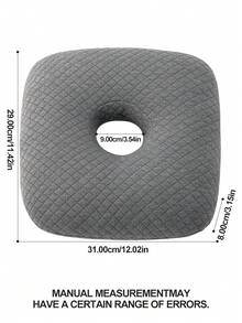 1个侧睡枕，O型镂空耳洞枕，填充高弹材料，耳部护理枕，缓解耳洞疼痛和耳压，适用于侧睡、俯卧、小憩、耳部护理、居家睡眠等多种场景。 - 深色 - 查看 6