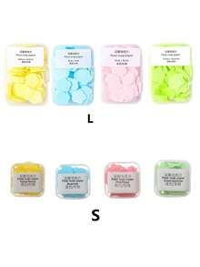 5/3/2/1 Box Mini Travel Soap Paper, Portable Travel Hygiene Paper, Compact And Convenient, Suitable For Outdoor Travel, Commuting, Business Trips, Sports, Fitness, Beach And Other Occasions. - Multicolor - View 7