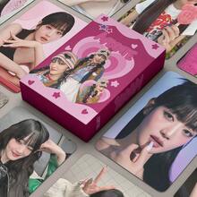 55 piezas Tarjetas Mini Solo ID/LE, Mercancía de Fans de Ídolos K-POP, Tarjetas de Apoyo Coleccionables LOMO Impresas en Alta Definición, "I Feel", "I Love", "Queencard", "Nxde", "Fate", Tema Era Solo Yuqi, Hermosa Decoración para Portátil, Teléfono, Maleta, Etc., Regalo de Cumpleaños, Festivo, Festival Estudiantil para Fans NEVERLAND 2026 - Multicolor - Ver 6