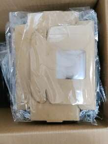 10 cái Trắng/nâu Giấy kraft Nhiều kích cỡ Hình vuông Qủa tặng Kẹo hộp , DIY Hộp bao bì - 10 - Xem 55