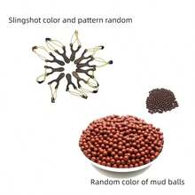 Glossy Red-Brown Clay Safety Defense Decor, Uniform Material, Adult Outdoor Protection, Dual-Use For Party Games And Home Decoration - Multicolor - View 3