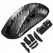 ATTACK SHARK R11 Ultra 8K Carbon Fiber Wireless Gaming Mouse,PAW3950 MAX Sensor,49g Ultra-Lightweight,Nordic 52840 MCU Chip,42000 DPI,Wired/BT/2.4GHz Wirelss Programmable Mouse For Win11/Xbox/PS/Mac, Gift For Kids, Holiday, Xmas Edition, New Year 2026 (Black/White+ Grip Tape) - View 13