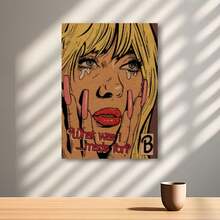 Enmarcado Póster de  Inspirado en Álbumes de Música Moderna - , Tamaño A4/A3 - Perfecto para Dormitorio, Sala de Estar, Cocina, Oficina en Casa, Decoración de Baño - Impresión de Arte Contemporáneo para Uso Interior/Exterior - Enmarcado - Ver 2