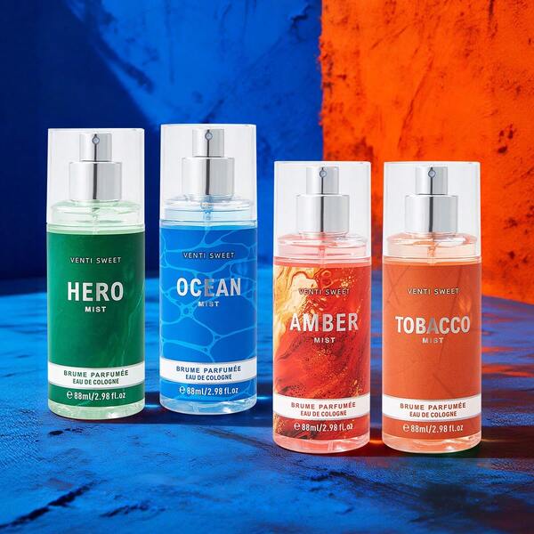 1 Flasche 88ml Raumduft, Ozean, Bernstein und 4 weitere Premium-Duftsprays zur Auswahl, langanhaltender Duft, zart und süß ohne stechenden Geruch, Premium-Duftalternative, geeignet für Innen- und Außenbereiche zur Geruchsentfernung, geeignet für tägliche Reisen, Dates, Tourismus, Versammlungen, Essen und andere Anlässe, perfekte Geschenkwahl