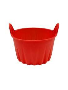 4pcs Air Fryer Baking Cups, Silicone Baking Tray, Thickened Double-Ear Muffin Cups, Cake Mold - Multicolor - View 4