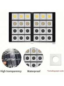 120格硬币收藏册/硬币收纳册/剪贴簿 - 彩色 - 查看 2