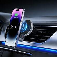Giá đỡ điện thoại từ tính đa năng gắn khe gió ô tô, độ bám chắc chắn, không rơi, ổn định khi lái xe, xoay 360 độ, dễ dàng lắp đặt, tương thích với mọi loại điện thoại. - A - Xem 4