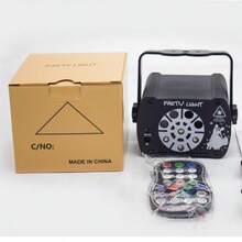 3-In-1 Stage Light DJ Disco Lighting Effect UV Laser Light RGB Sound-Activated Strobe Light With Remote Control, Suitable For Indoor Holiday Birthday Home Party Karaoke Bar KTV Bar Dance Party Wedding Celebration Party Decoration Light - USB Charging Device - View 12