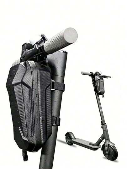 1pc Reflective 3L Waterproof Electric Scooter/Bicycle Handlebar Bag, Detachable Electric Scooter Bag, Upgraded Bicycle Bag, Universal Front Mounted Bag For Carrying Charging Tools, Locks And Other Scooter Accessories, Compatible With M365/ES Series Electric Scooters, Motorcycles, Hoverboards, Bicycles