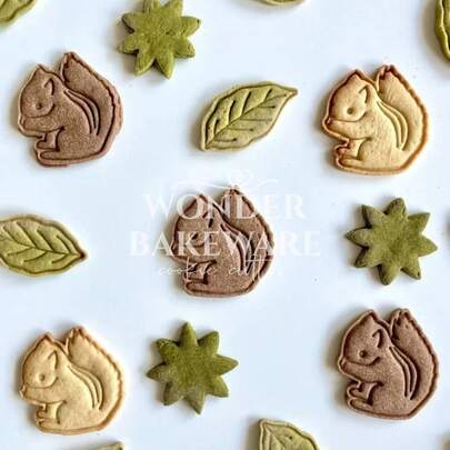 动物饼干模具 卡通熊狐狸兔子松鼠狗造型饼干模具 烘焙工具 厨房用具 烘焙工具