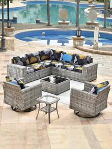 1pc Tropical Rainforest Leaf Print Milk Silk Sofa Cover, High Elasticity Dust-Proof Removable Washable All-Season Sofa Slipcover, Suitable For Patio, Garden, Poolside And Various Occasions, Single Piece Sold Not Set Sofa Protector - Multicolor - View 8