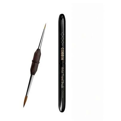 1支松鼠毛画笔和1支紫色貂毛专业便携式水彩画笔，适用于水彩、丙烯、水粉、油画和工艺品制作——高品质画笔，专为注重工具品质和舒适度的艺术家打造。