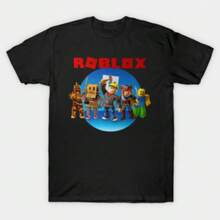 T-Shirt, Gaming T-Shirt, Suitable For Giving To Game Fans For Teenagers, Unisex 100% Pure Cotton Material, Comfortable And Soft, Crew Neck Pure Cotton Short Sleeve Top, Boys Clothes, Clothes For Boys, Boys Clothing, Boys Shirts, Tween Boys, Tween Boy Clothes, Suitable For Gifting To Anime Fans, Available In Children's And Adult Sizes. - 黑色 - 查看 1