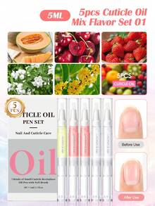 coscelia Bộ 1/5/8/16 lọ dầu dưỡng móng 5ml, dụng cụ loại bỏ lớp biểu bì, sản phẩm chăm sóc móng hàng ngày giúp tăng cường và cải thiện sức khỏe, độ bóng cho móng. - 5ml - Xem 17