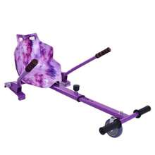 AYAYM Hoverkart Adjustable Sixth Gear Telescopic Adjustment Triangle Stable Kart Seat Kart Racing Frame Fits All Hoverboard Sizes - 8" And 10" - Star Purple - View 5