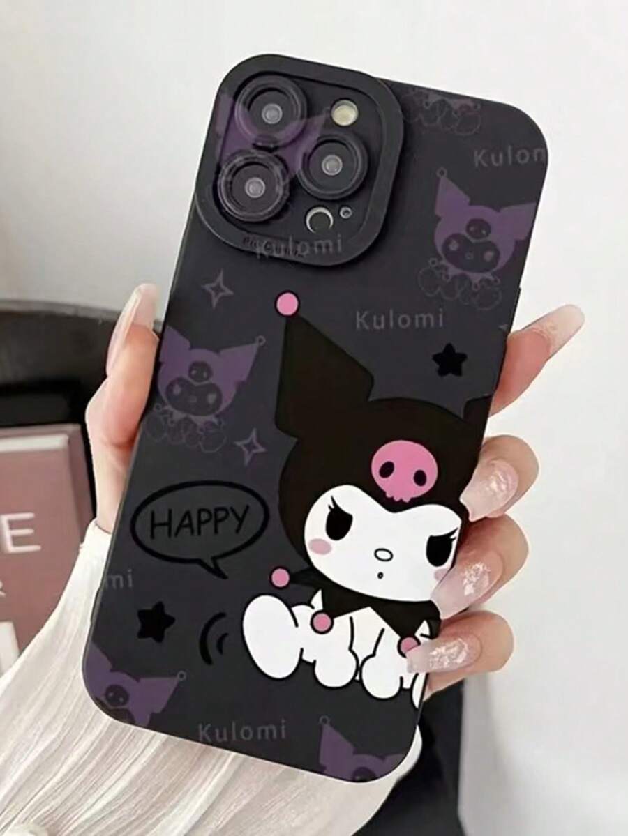 SANRIO Kuromi 个性化热销透明手机壳，防震防摔，握感舒适，兼容 Apple 17 Pro Max/16/15/14/13/12/11 Plus/Pro/Pro Max - 彩色 - 查看 1