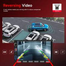 Double DIN Radio, 7-Inch Car Radio With Bluetooth, Screen, Mirror Link, EQ, FM, USB/AUX/SD, Button Illumination, SWC + Reversing Camera - A - 查看 5