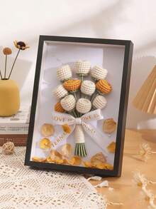 1pc 3cm Hollow 3D Photo Frame, DIY Shell, Seashell, Plant, Butterfly Specimen Frame, Preserved Flower, Dried Flower Decor, Tabletop Display, Suitable For Home Decor, Room Decor, Art Wall, Frame, Wall Decor, Gift - Multicolor - View 5