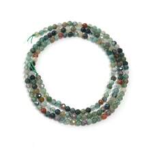 1 Strand 2mm Natural Faceted Stone Beads, Small Diameter Suitable For DIY Jewelry Making, Bracelets, Necklaces, Crafting Accessories, Approx. 145 Beads Per Strand - Multicolor - View 38