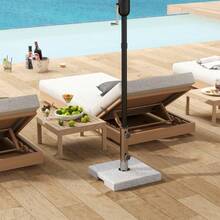 Outsunny Outdoor Parasol, Stand And Base - A - Xem 7