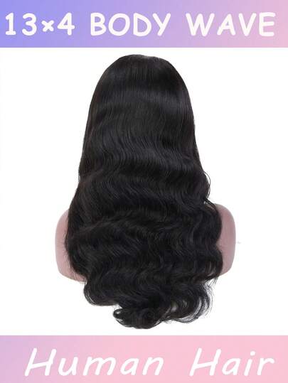 卷曲13x4蕾丝前假发，真人发，预先拔毛，自然波浪卷蕾丝假发，带婴儿发，200%密度透明蕾丝前假发，女士真人发，自然色假发，自然黑色自然波浪卷发，自然卷发造型，完美适合日常佩戴、特殊场合，无需胶水即可佩戴，适合所有种族，适合周末度假、假期、毕业典礼、婚礼等场合（8-16英寸波波头假发）