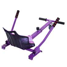 AYAYM Hoverkart Adjustable Sixth Gear Telescopic Adjustment Triangle Stable Kart Seat Kart Racing Frame Fits All Hoverboard Sizes - 8" And 10" - Star Purple - View 8