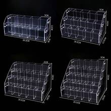 Giá đỡ trưng bày cọ trang điểm, bút chì, bút bi bằng acrylic trong suốt, thích hợp cho trường học, nhà cửa, văn phòng và tiệm làm đẹp. - Nhiều màu - Xem 8