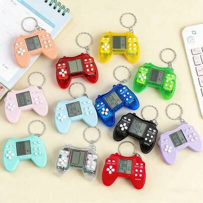 12pcs Mini Video Game Controller Keychains, Wholesale Video Game Party Favors Suitable For Birthday, School Party, Gift Bags, Backpacks (Style 1)