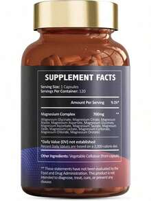 3pack  Magnesium 12 In 1 Complex 700mg - Glycinate Citrate Malate Taurate - PCS - 查看 3